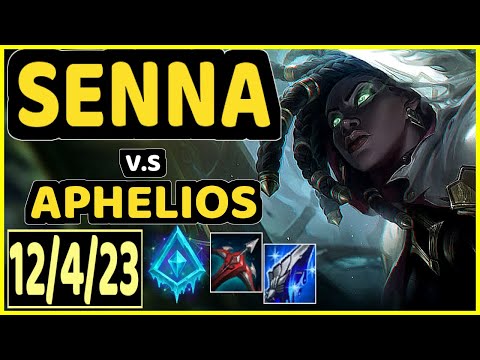 HOLYPHOENIX (SENNA) vs APHELIOS - 12/4/23 KDA BOTTOM ADC GAMEPLAY - EUW Ranked DIAMOND