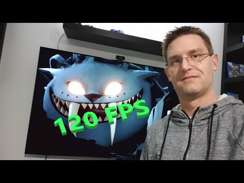 Gaming on my LG CX 65" in 120 fps. It is just amazing.