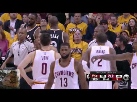 Serge Ibaka Threw Elbow At LeBron James