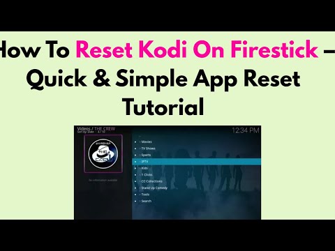 How To Reset Kodi On Firestick Quick Simple App Reset Tutorial