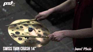 Video thumbnail for PAISTE PSTX - Swiss Thin Crash 14'' by Import Music Argentina
