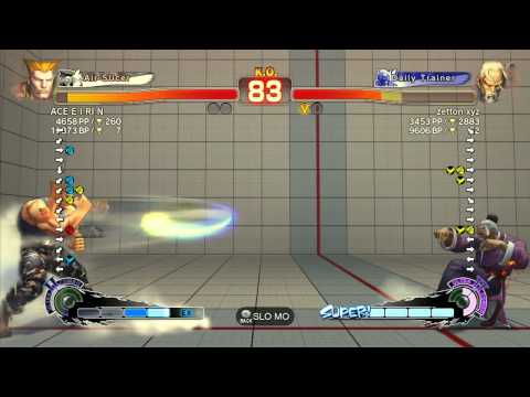 SSF4 AE 2012: ACE E I RI N (Guile) vs zetton xyz (Gen) - Xbox Live Ranked Match