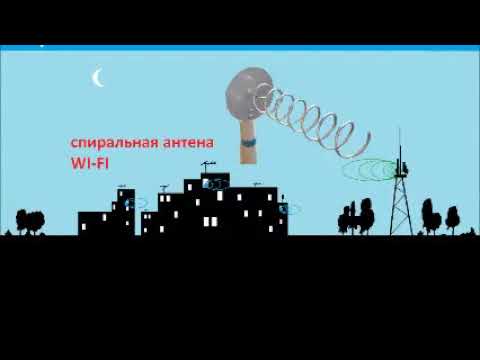 Простая спиральная антена WI-FI