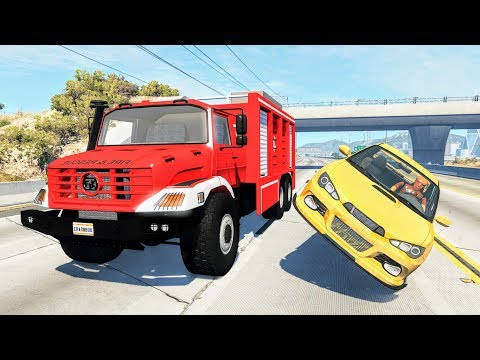 Realistic High Speed Crashes #51 - BeamNG Drive | CrashBoomPunk