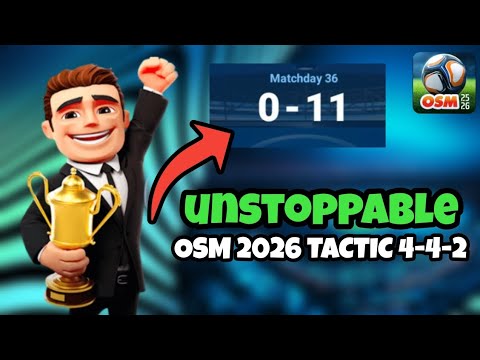 BEST OSM 2026 Tactic! ⚽️ | Online Soccer Manager 2026 Best Tactics - 442 OSM Meta Tactic