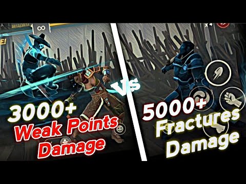 Shang Weak Points Damage Vs Bulwark Fractures | shadow fight arena | sfa | sf arena |