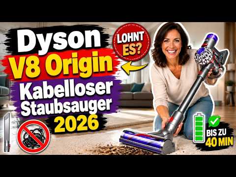 Dyson V8 Origin Kabelloser Staubsauger 2026 - Dyson Staubsauger Akku Angebot im Test! Lohnt es?