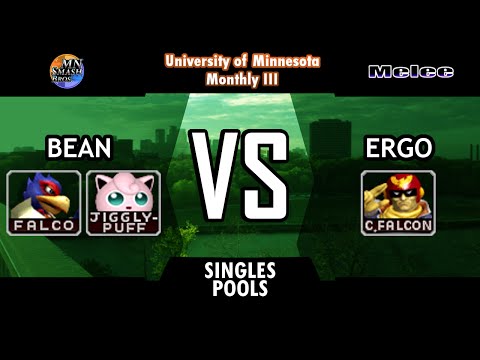 UoM-M3: Melee Pools - Bean (Falco, Jigglypuff) vs. Ergo (Captain Falcon)