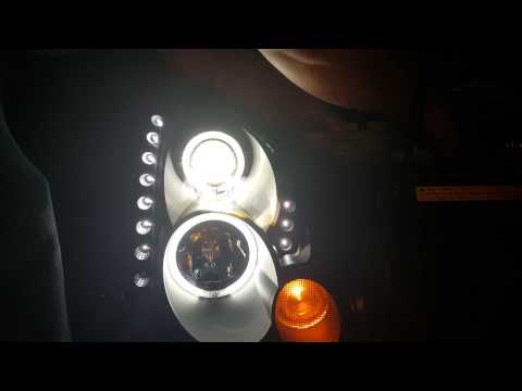 Infiniti G35 coupe halo headlights
