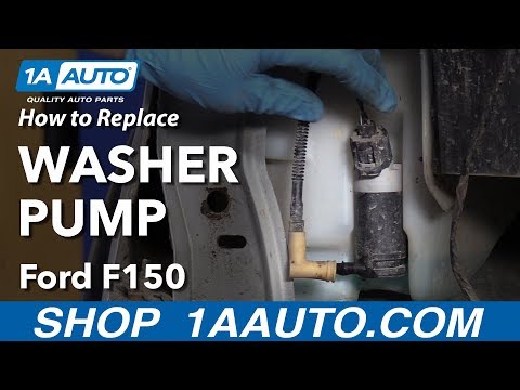 How to Replace Windshield Washer Pump 09-14 Ford F-150