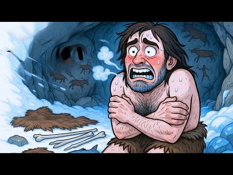 Surviving Ice Age Winters: How Cavemen Stayed Warm WITHOUT Fire! #iceage #cavemen #stoneage