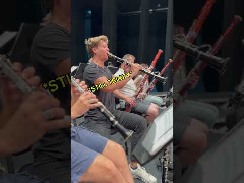 POV: Clarinetist in Orchestra Rehearsal #clarinet