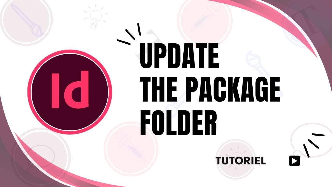 How to update the package folder in InDesign