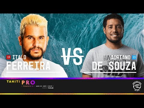 Adriano de Souza Pulls Massive Buzzer Beater at Tahiti Pro