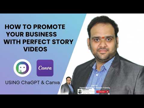 How to Promote Your Business with Perfect Story Videos Using ChatGPT  Canva
