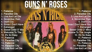 Guns N’ Roses Greatest Hits ~ Best Songs Of 80s 90s Old Music Hits Collection