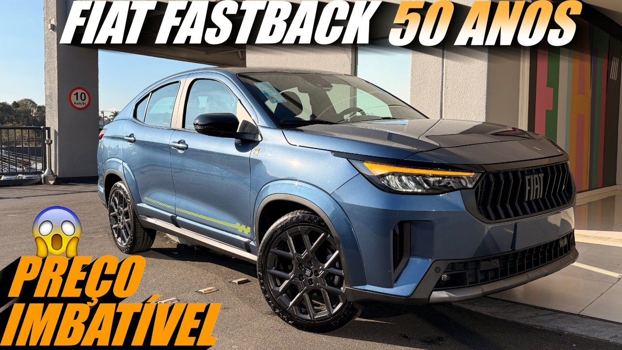 FIAT FASTBACK EDIÇÃO LIMITADA 50 ANOS CHEGOU e Tem Preço Imbatível de lançamento
