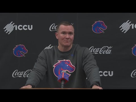 Boise State postgame press conference following loss to San Diego State