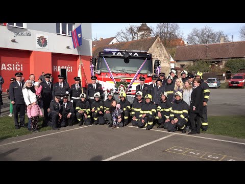 Slavnostní předání a žehnání hasičské cisterny  SDH Olbramovice