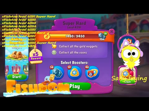 Fishdom level 4291 to 4300