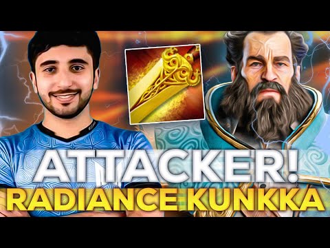 !Attacker World's Best Kunkka - Back to Old Meta Radiance Build Dota 2