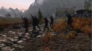 Skyrim. Кто круче? Армия Ульфрика против Армии Туллия.
