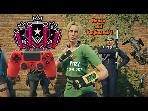 How A Controller CHAMPION Looks MnK + Best SETTINGS For PS4/XBOX - Rainbow Six Siege - Ranked CLIPS