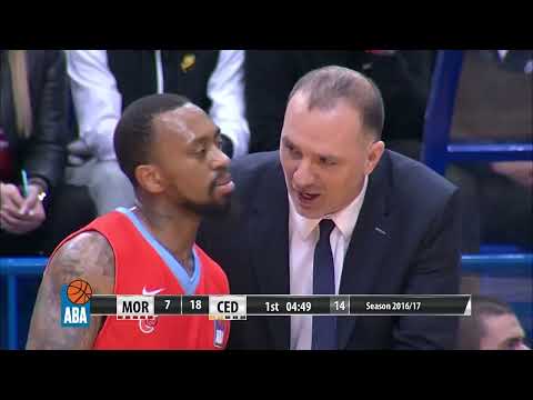 ABA Liga 2016/17, Round 21 match: Mornar - Cedevita (4.2.2017)