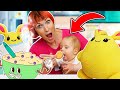 Cooking food for Baby Dorian in a new episode of the Mommy for Lucky show! Videos for kids with toys