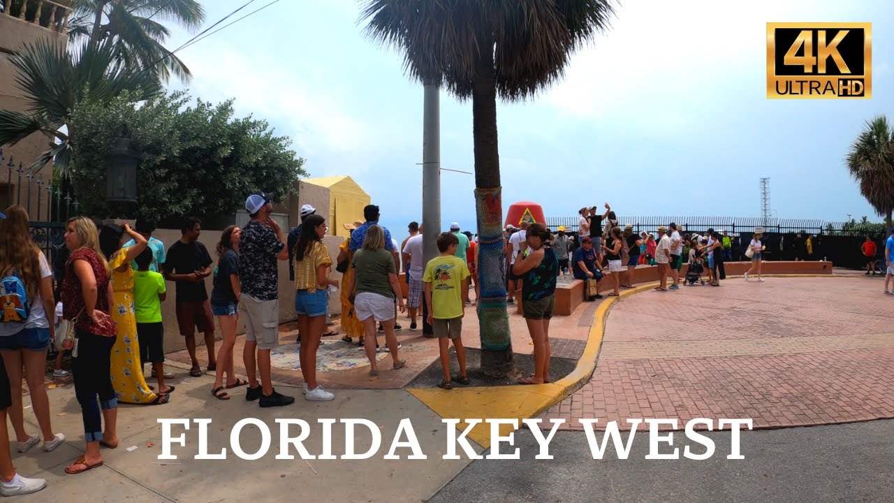 Key West, subtropical paradise, the southernmost point in the United States | 4K ASMR