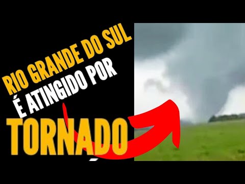 Teve tornado em Rio Grande do Sul? TORNADO NO RIO GRANDE DO SUL EM MEIO AO DESASTRE DA CHUVA