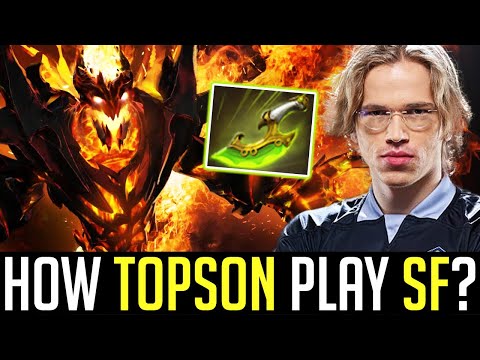 This is gonna be your first time seeing TOPSON playing SHADOW FIEND DOTA 2