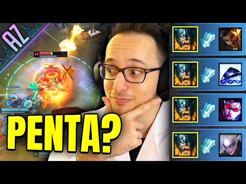 OLAF ESPLODI BUILD FA DEI DANNI PERICOLOSI - AZ PENTAKILL CHALLENGE
