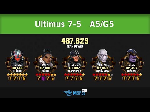 MSF Raid - Ultimus 7-5 - A5/G5 - Tanks (one-shot)