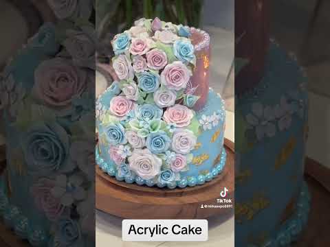 Cake de acrilico