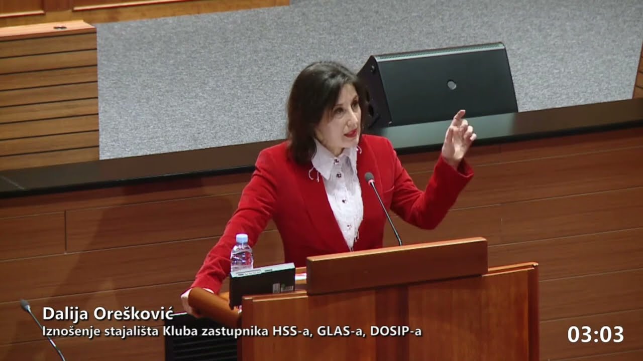 Dalija Orešković ponovo napravila kaos u Saboru. Jandroković u šoku