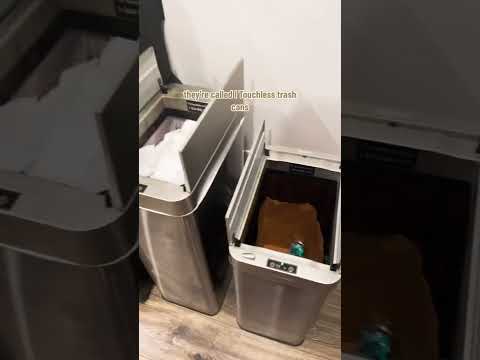 Looking for new trash cans? Check out these touchless trashcans from Amazon!