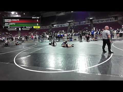 106 Lbs Quarterfinal - Joy Cantu, Indiana Vs Sophia Shultz, Nebraska A68b