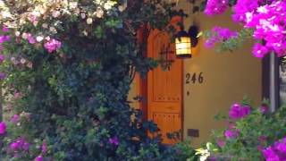 Distressed Wood Gate, Iron Frame, Burbank | Mulholland Security 1.800.562.5770