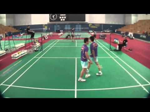 GJTV 2014 // TV Court //  Pistorius / Seidel vs. Ng / Ong 1st set