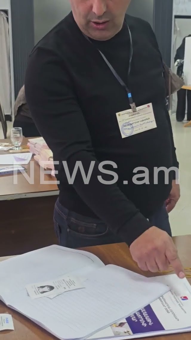 Արդեն քվեարկած քաղաքացիների կտրոնների վրա անհատական կնիք չկար