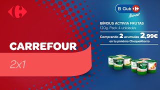 Carrefour 2x1 Activia anuncio
