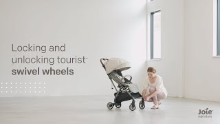 Joie Signature tourist™ | How to use the front locking swivel wheels