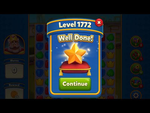 Royal Match - King Robert - Level 1772