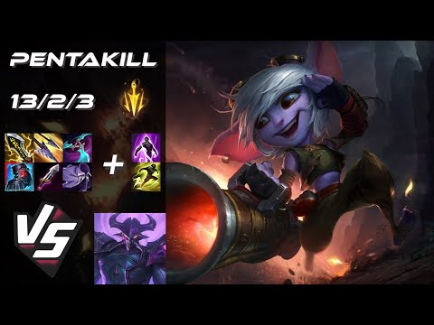 MID Tristana vs Kassadin [PENTAKILL] - EU Challenger Patch 26.3