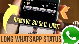 How to Post Long Video on WhatsApp Status | [WhatsApp Trick]