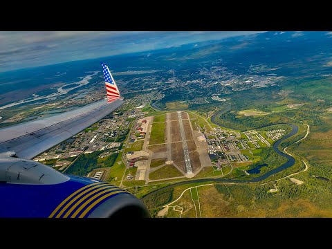 [4K] – Full Flight – Alaska Airlines – Boeing 737-890 – ANC-FAI – N570AS – AS57 – IFS 966