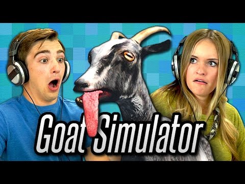 高達模擬器＃1（青少年反應：遊戲）。 (GOAT SIMULATOR #1 (Teens React: Gaming))