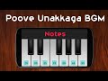 Poove Unakkaga BGM | Perfect Piano Cover