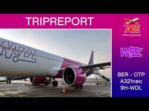 TRIPREPORT 4K | Foggy Landing | Wizzair Airbus A321neo 9H-WDL | Berlin - Bucharest
